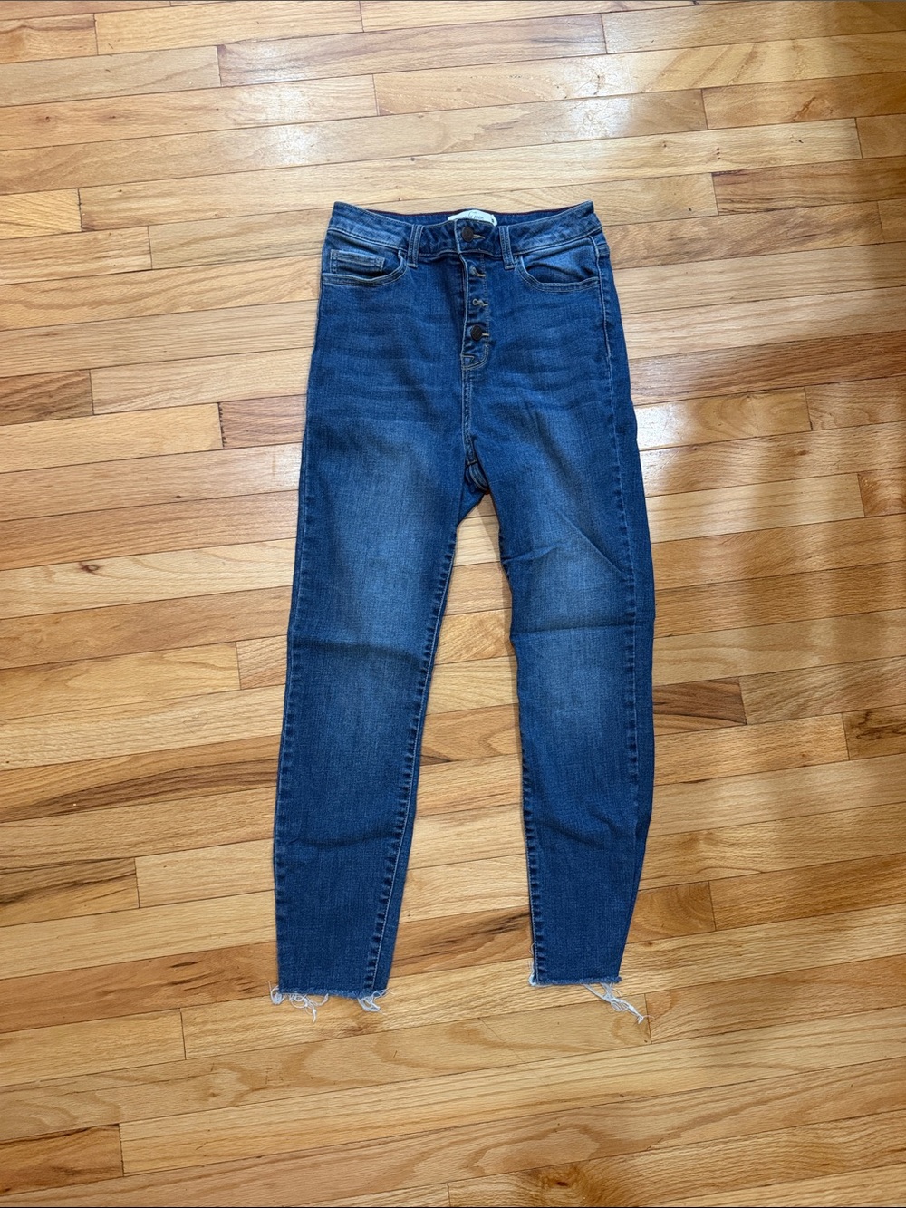CJLA High-Rise Dark Blue Button-Fly Women’s Jeans